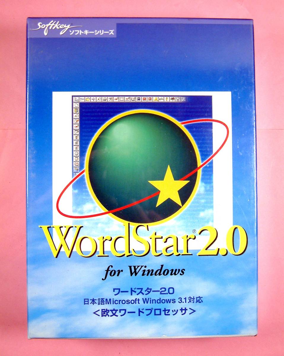 【3535】欧文ワープロ WordStar ワードスター 入力 (英 仏 独 西 伊 葡 フィンランド アイスランド デンマーク ノルウェー スウェーデン)語_画像1