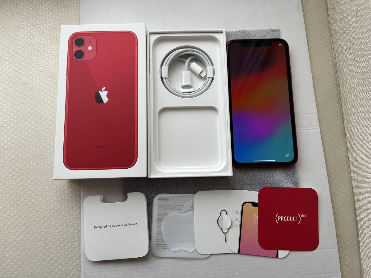 人気商品！】 iphone 11 64GB （PRODUCT）RED 中古 appleストア購入品