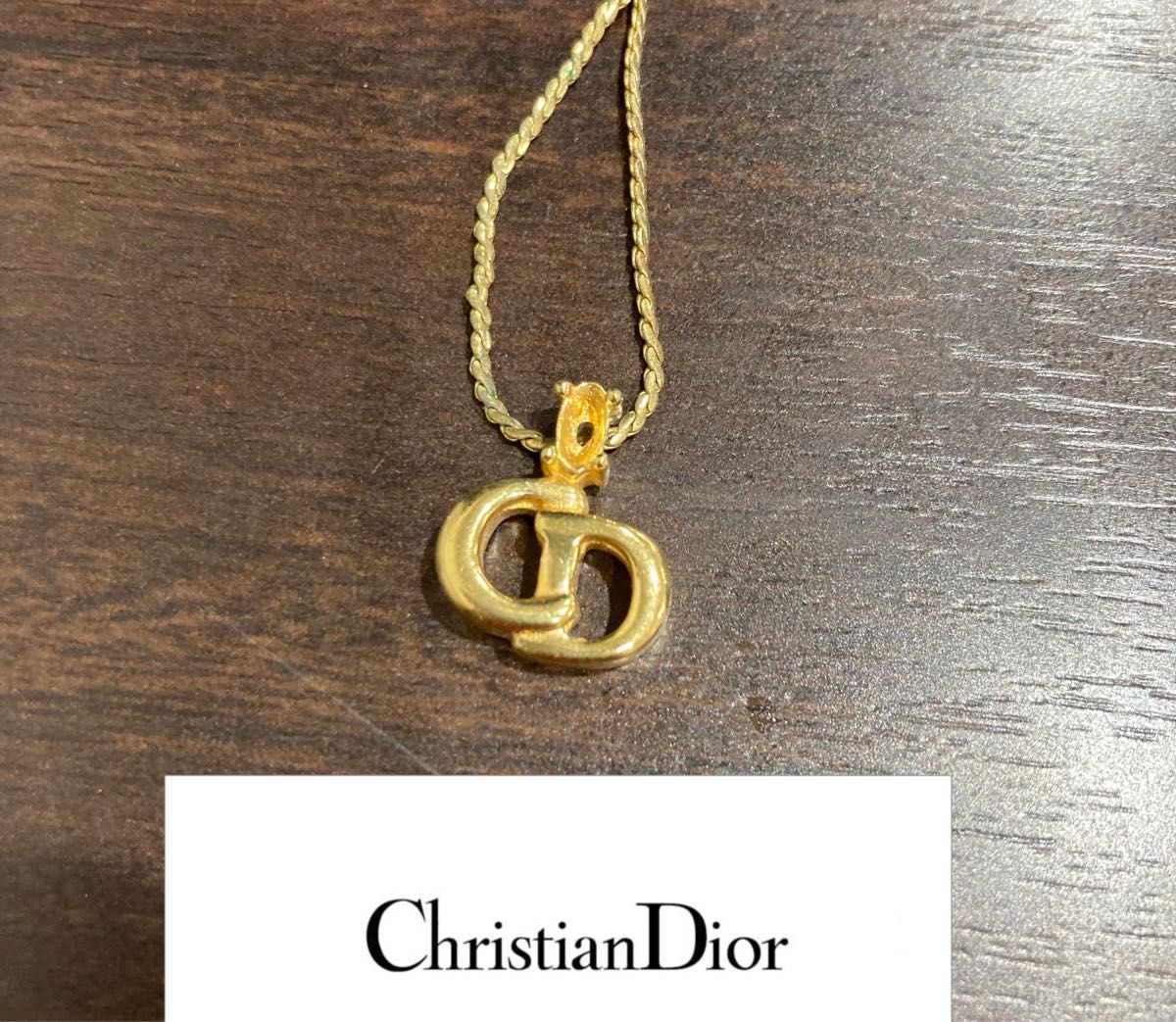 Christian Dior クリスチャンディオール アクセサリー ロゴネックレス ゴールドカラー おしゃれ レディース アイテム Yahoo!フリマ（旧）