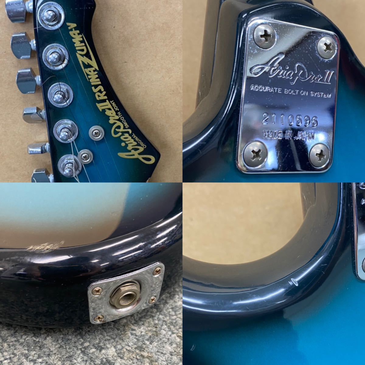 Aria Pro Ⅱ RS INAZUMA V エレキギター MADE IN JAPAN Aria Pro Ⅱ RS INAZUMA V エレキギター MADE IN JAPAN
