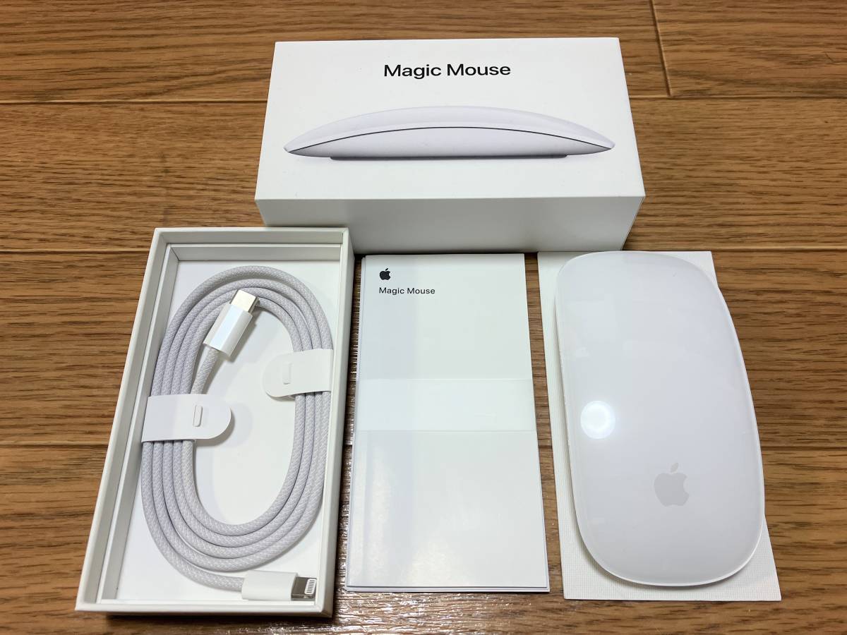 最新モデル Apple Magic Mouse 3 MK2E3J/A Multi-Touch対応 付属品有り アップル マジックマウス 2 3 の画像2