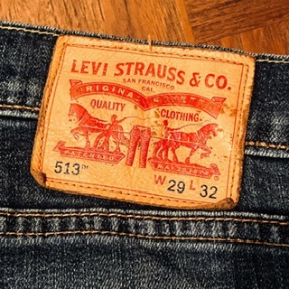 【リーバイス】 513　メンズデニム　Size/29インチ(w29-L32)　ユーズドブルー　Levis　ジーンズ_画像8