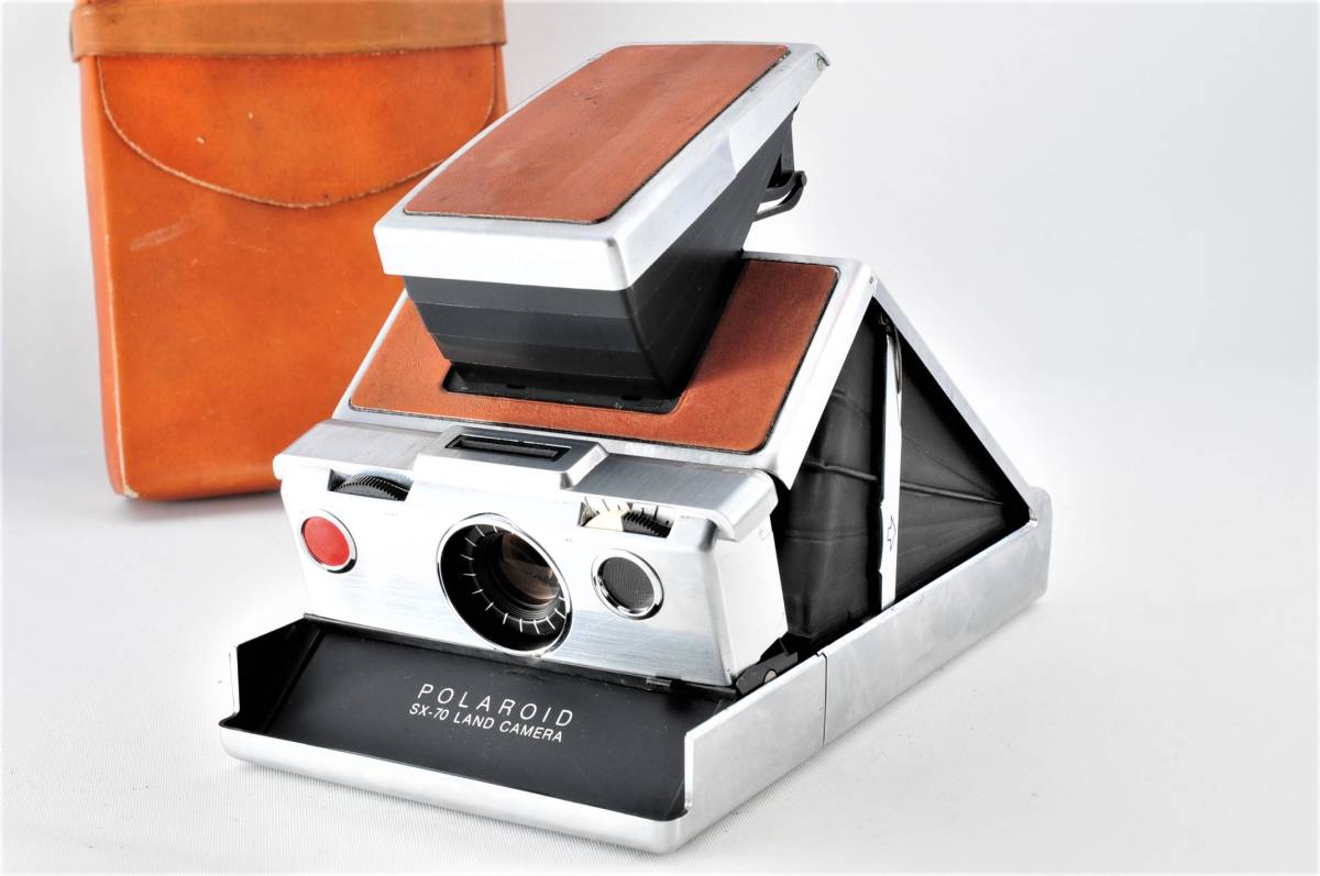愛用  ポラロイド Polaroid J174 ポラロイドカメラ ブラウン SX-70 インスタント、ポラロイド