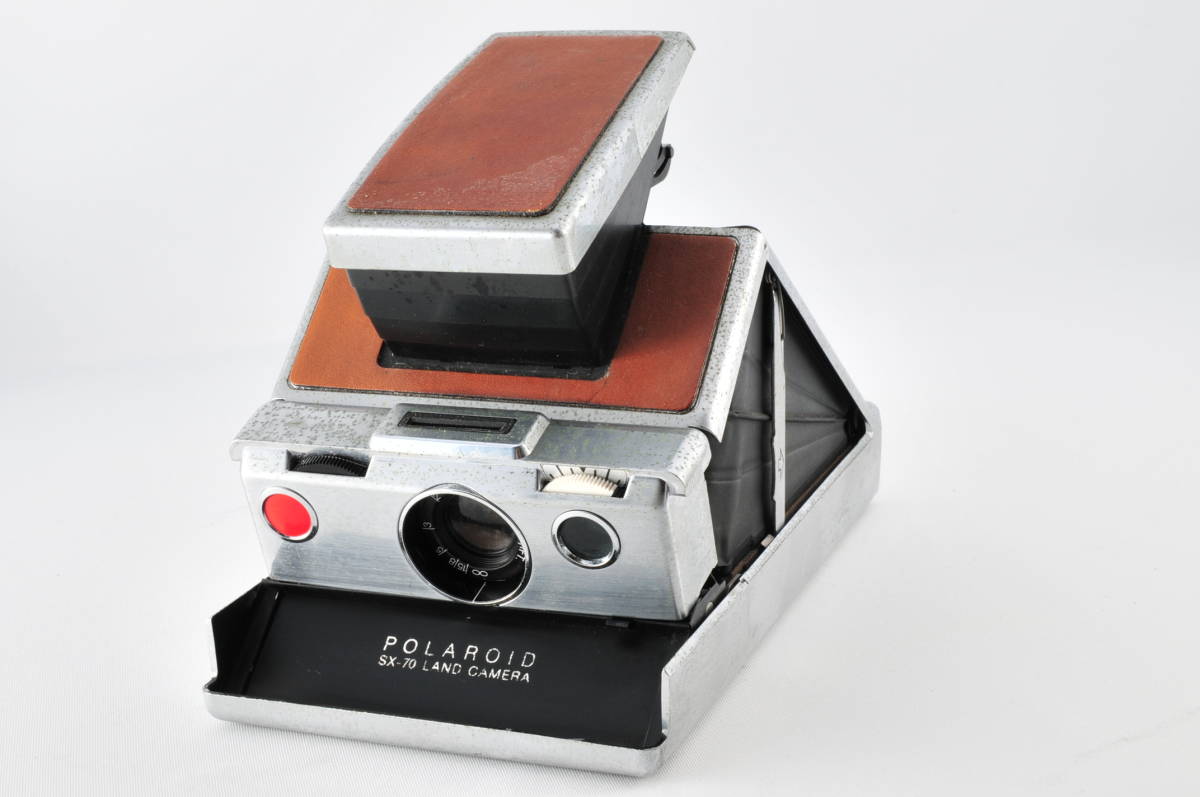 ポラロイド Polaroid SX-70 ブラウン ポラロイドカメラ J176