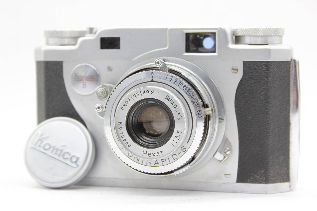【訳あり品】 コニカ Konica II B Hexer 50mm F2.8 レンジファインダー カメラ s258