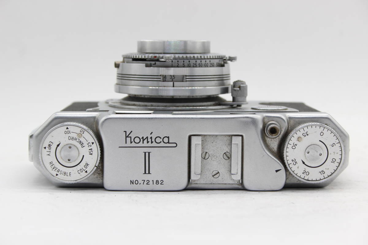 【訳あり品】 コニカ Konica II B Hexer 50mm F2.8 レンジファインダー カメラ s258_画像6