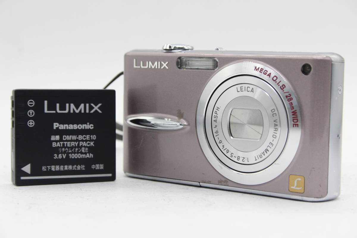 【返品保証】 パナソニック Panasonic Lumix DMC-FX30 28mm Wide バッテリー付き コンパクトデジタルカメラ s490