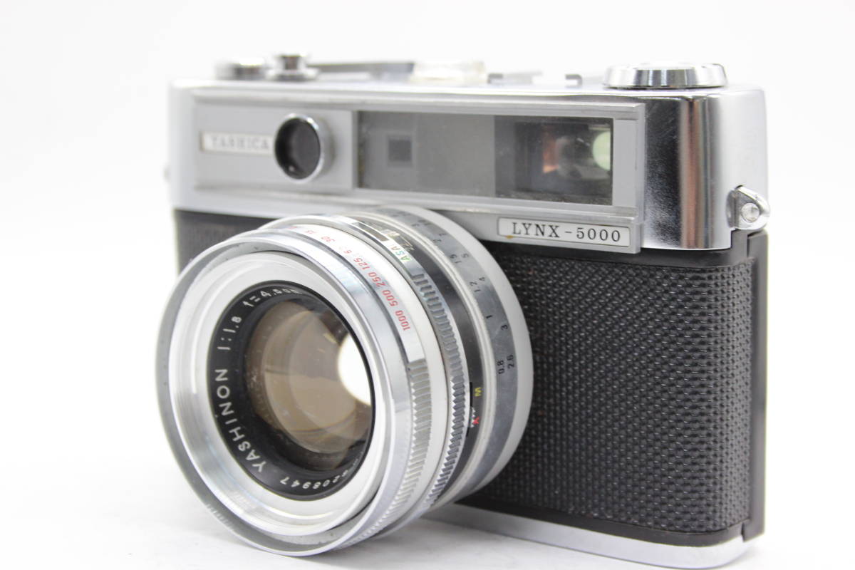 【返品保証】 ヤシカ Yashica L II LYNX-5000 YASHINON 4.5cm F1.8 レンジファインダー カメラ s503の画像1