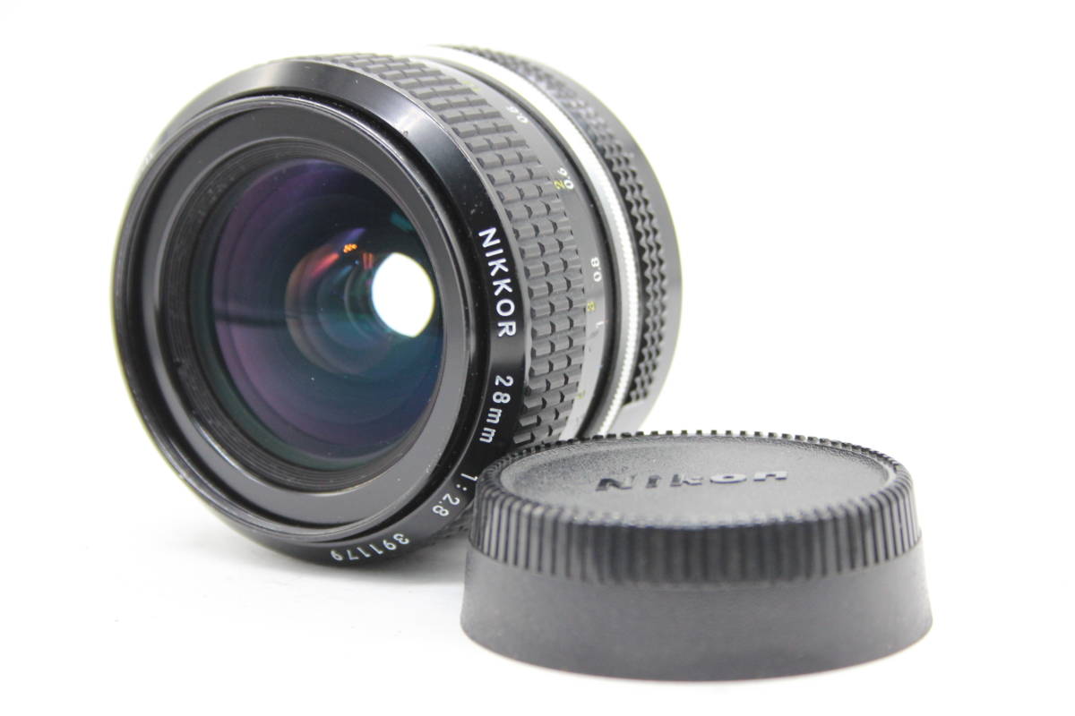 【返品保証】 ニコン Nikon NEW NIKKOR 28mm F2.8 レンズ s531_画像1