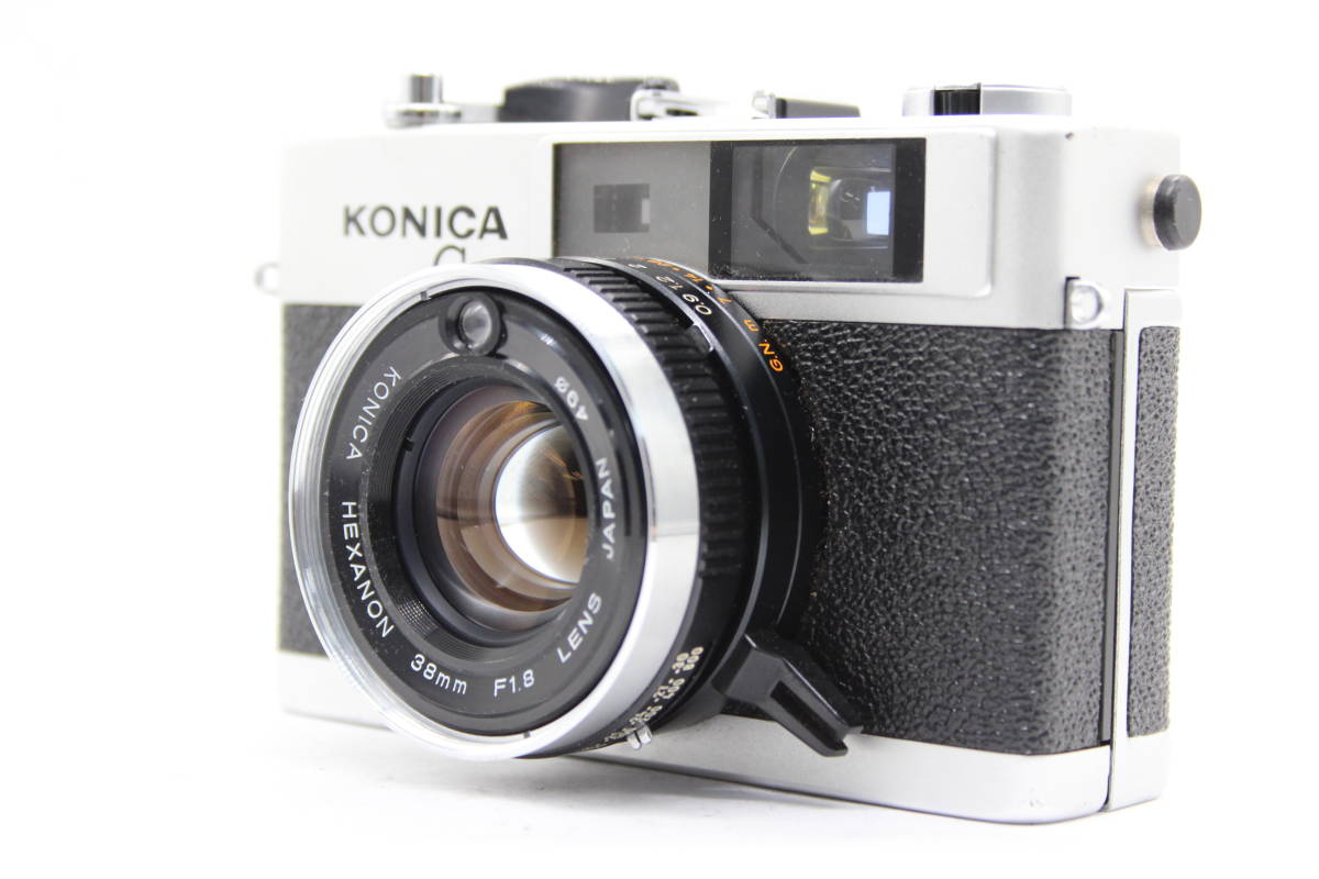 【返品保証】 コニカ KONICA C35 FD HEXANON 38mm F1.8 コンパクトカメラ s567