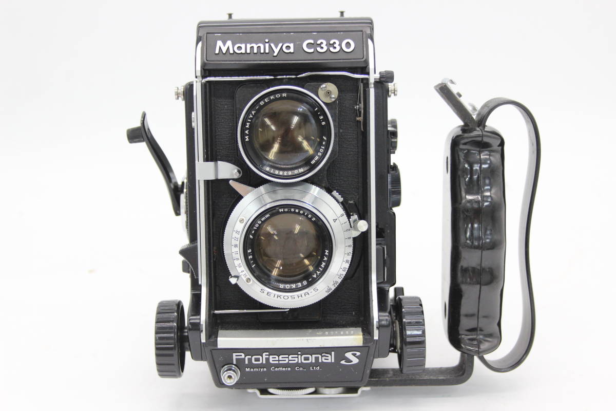【返品保証】 マミヤ Mamiya C330 Professional S SEKOR 105mm F3.5 80mm F2.8 レンズ2本セット 二眼カメラ s644_画像2