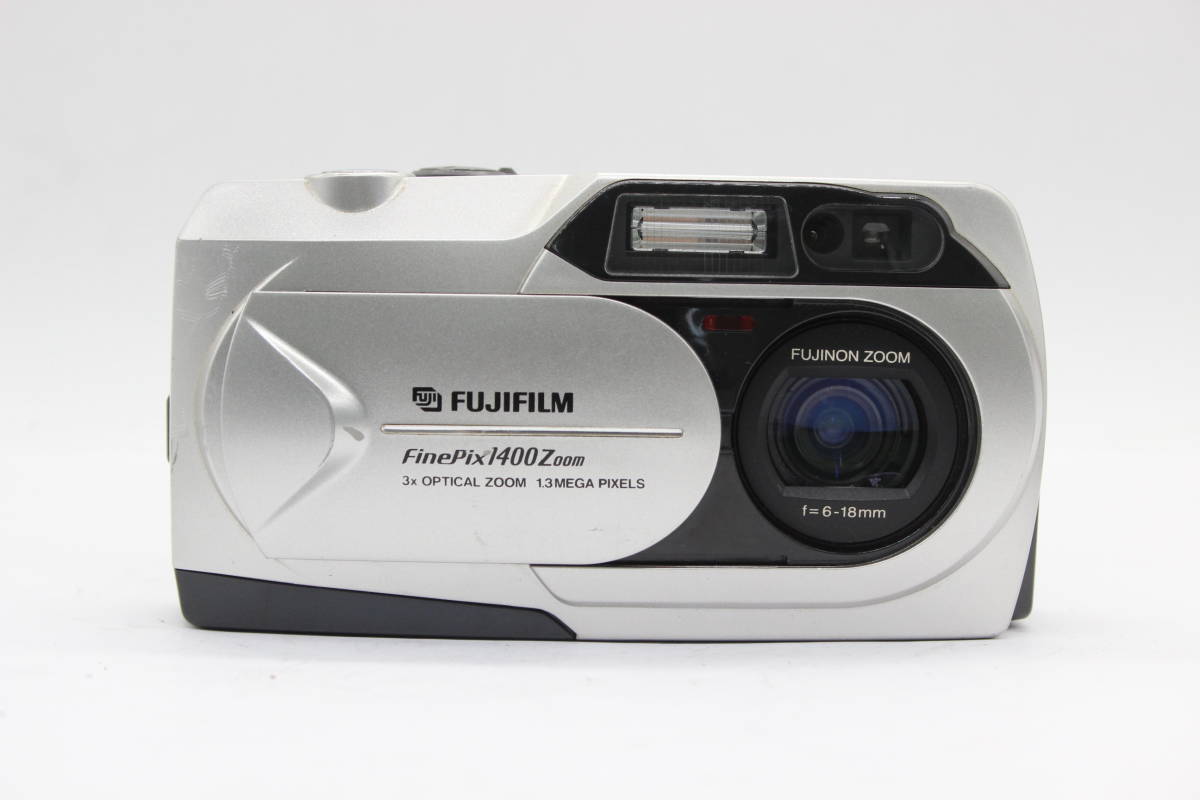 【返品保証】 【便利な単三電池で使用可】フジフィルム Fujifilm Finepix 1400Zoom Fujinon 3x コンパクトデジタルカメラ s713_画像2