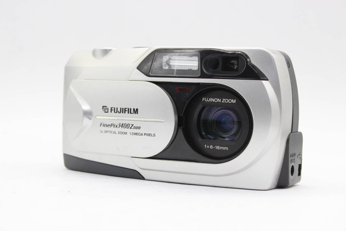 【返品保証】 【便利な単三電池で使用可】フジフィルム Fujifilm Finepix 1400Zoom Fujinon 3x コンパクトデジタルカメラ s713_画像1