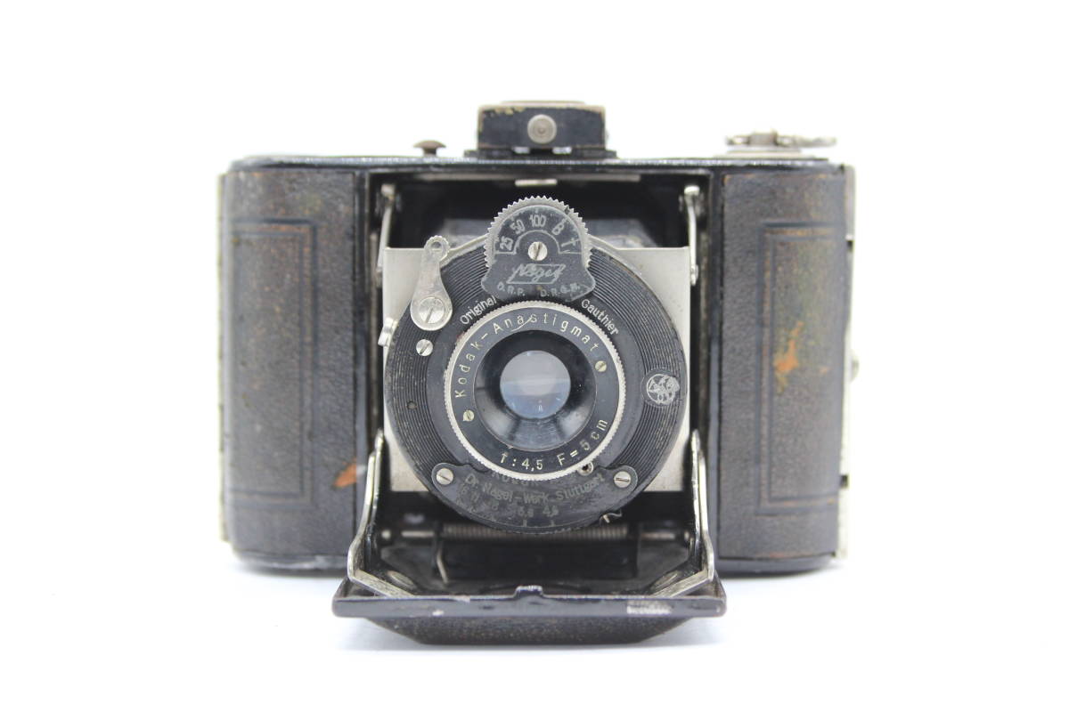 【訳あり品】 コダック KODAK A G Dr.Nagel-Werk Anastigmat 5cm F4.5 蛇腹カメラ s727_画像2