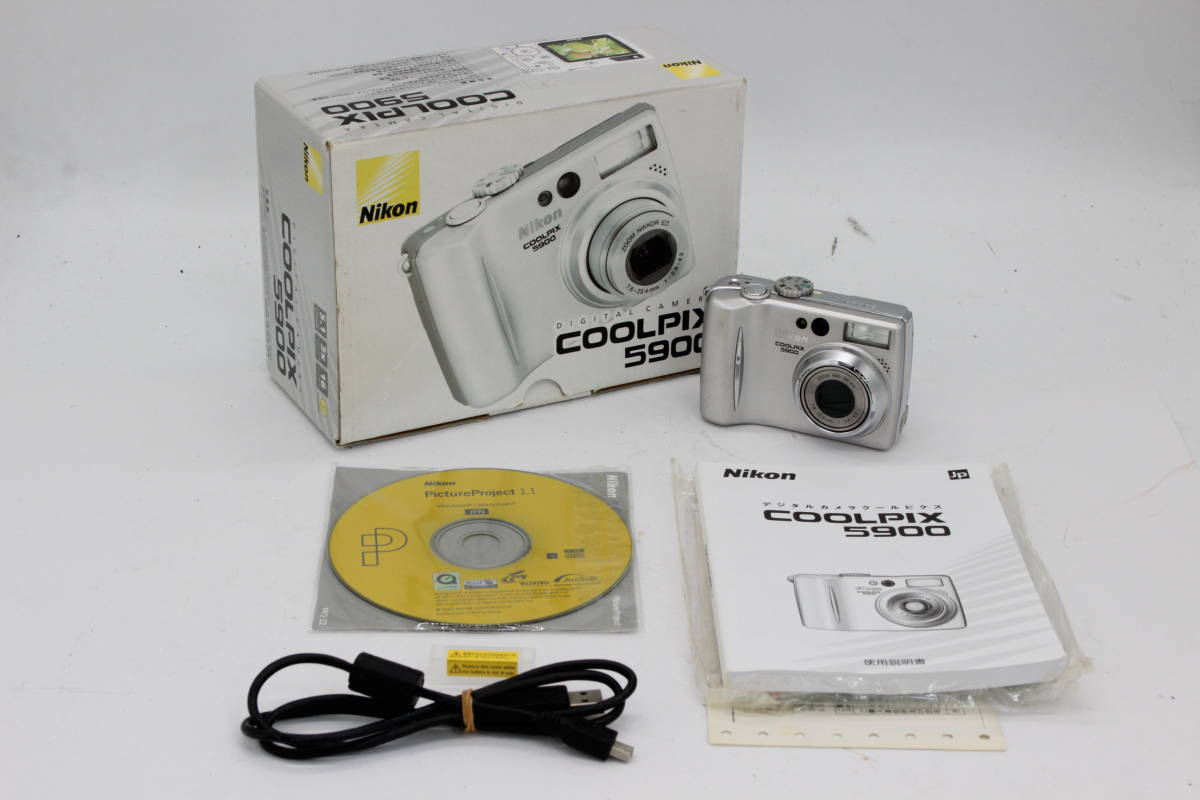 【返品保証】 【元箱付き】ニコン Nikon Coolpix E5900 Zoom Nikkor ED コンパクトデジタルカメラ s795_画像1