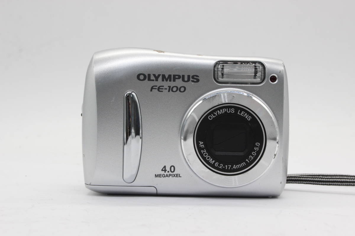 【返品保証】 【便利な単三電池で使用可】オリンパス Olympus FE-100 AF Zoom 2.8x コンパクトデジタルカメラ s825_画像2