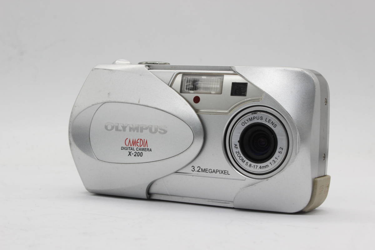 【返品保証】 【便利な単三電池で使用可】オリンパス Olympus CAMEDIA X-200 AF Zoom 3x コンパクトデジタルカメラ s832