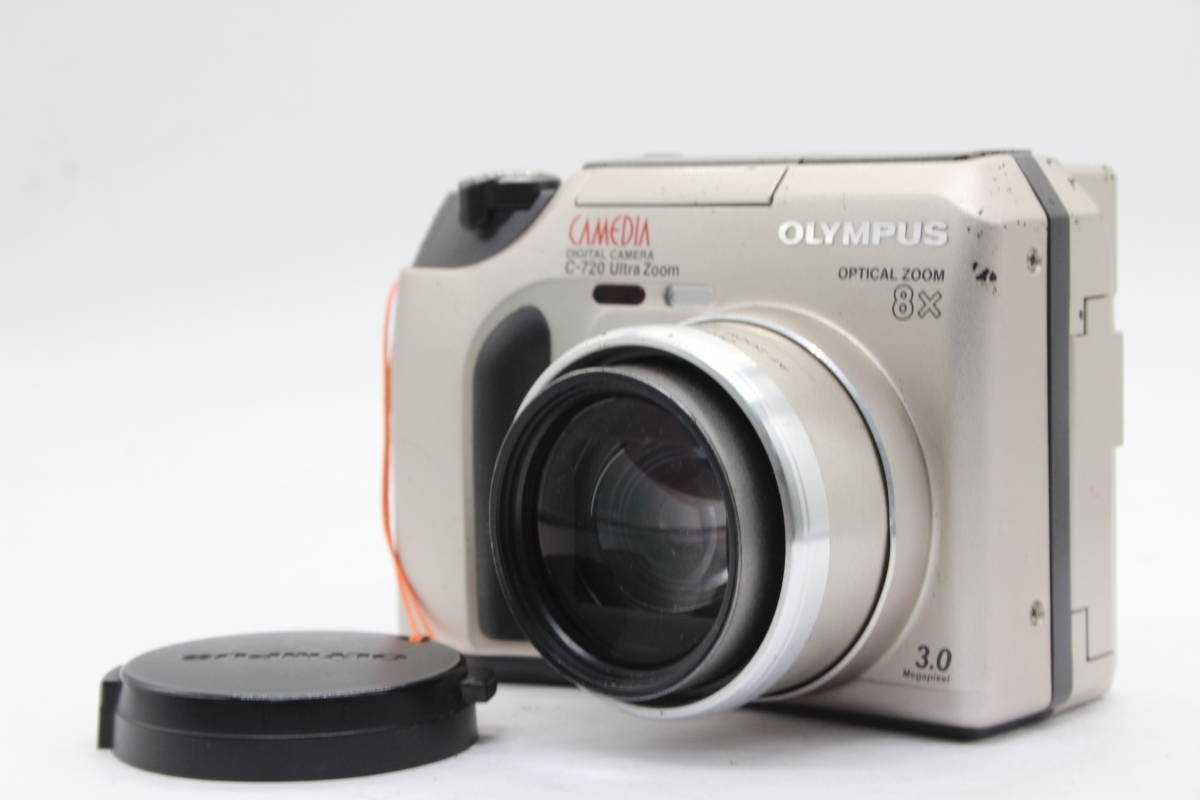 【返品保証】 【便利な単三電池で使用可】オリンパス Olympus CAMEDIA C-720 Ultra Zoom 8x コンパクトデジタルカメラ s873