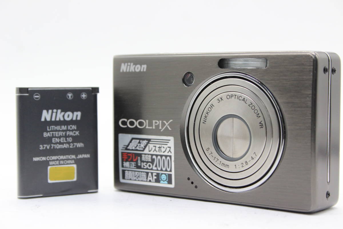 【返品保証】 ニコン Nikon Coolpix S500 Nikkor 3x バッテリー付き コンパクトデジタルカメラ s890