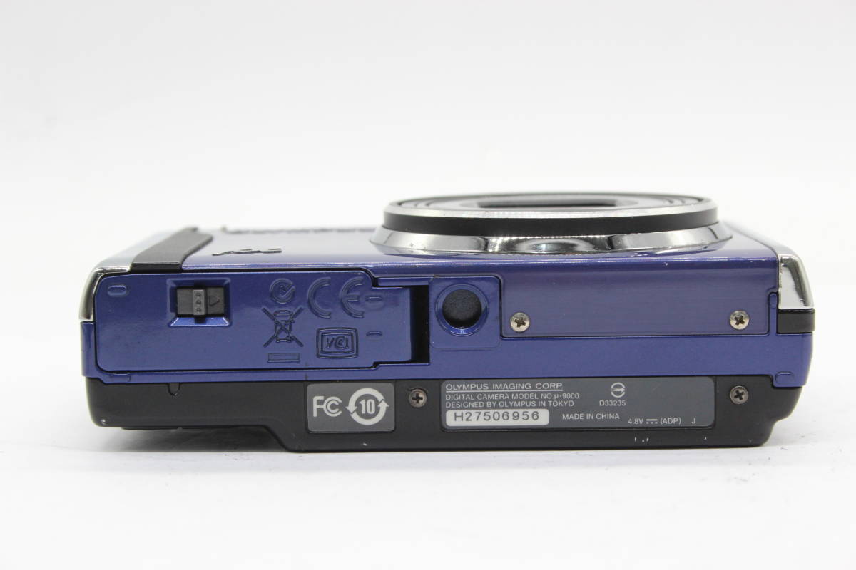 【返品保証】 オリンパス Olympus μ-9000 ブルー 10x バッテリー付き コンパクトデジタルカメラ s903_画像7