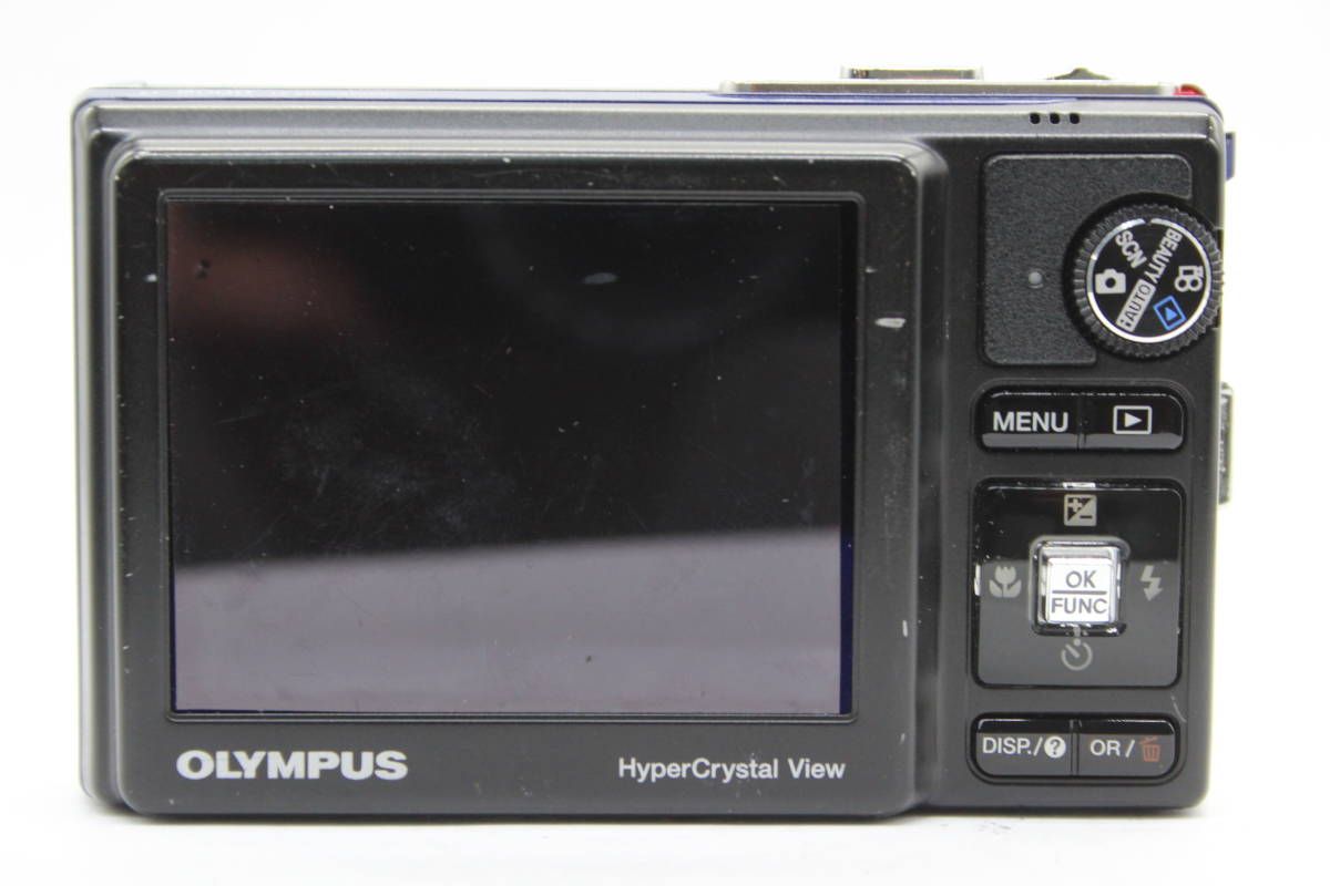 【返品保証】 オリンパス Olympus μ-9000 ブルー 10x バッテリー付き コンパクトデジタルカメラ s903_画像4