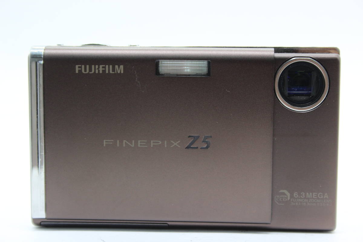 【美品 返品保証】 フジフィルム Fujifilm Finepix Z5fd ブラウン Fujinon Zoom 3x バッテリー付き コンパクトデジタルカメラ s909_画像2
