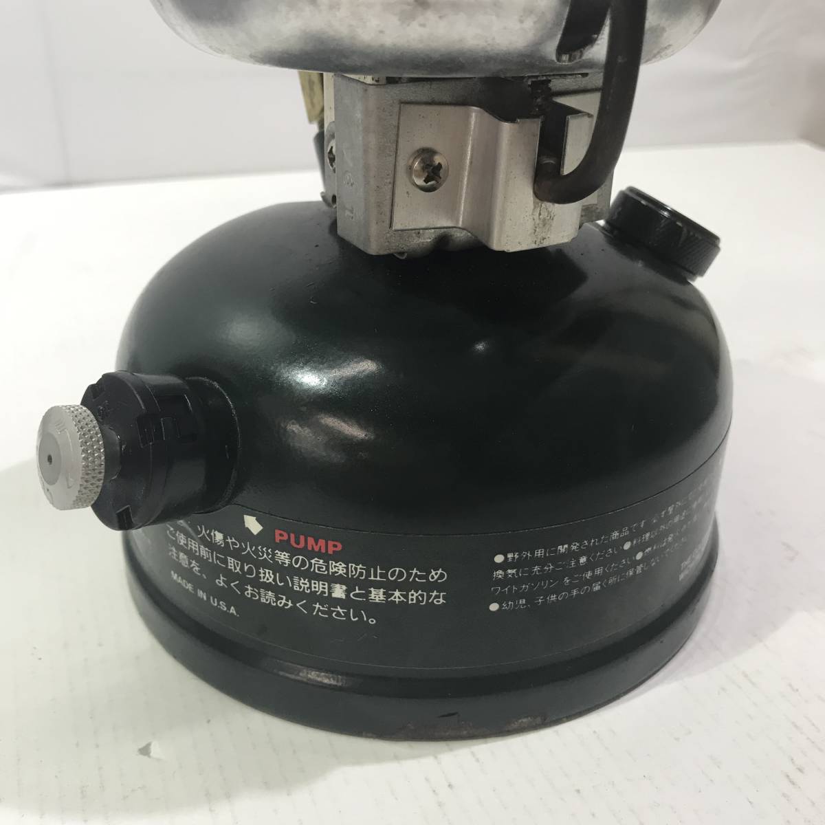 No.9375【キャンプ用品】コールマンMoDEL 508A STOVE ガソリン燃料 中古品_画像3