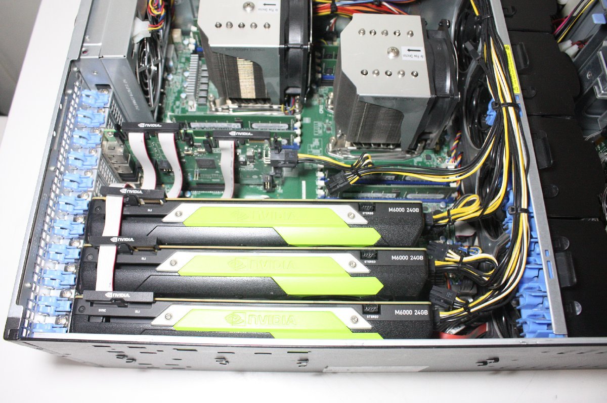 F4451 *SUPERMICRO 747-20 CPU:Xeon E5-2690 v4 2.6Ghz×2 basis / memory :64GB/NVIDIA Quadro M6000 X 24GB×3 basis 