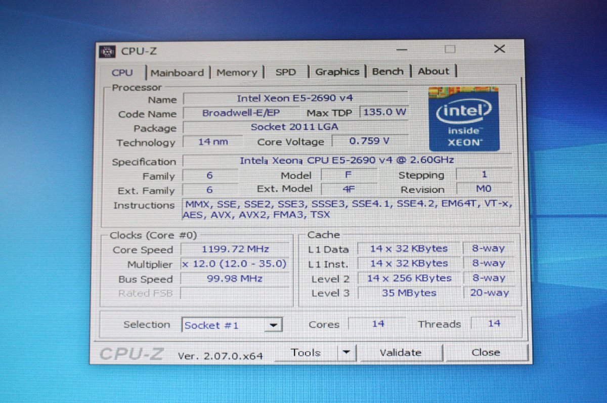 F4451 ★SUPERMICRO 747-20 CPU:Xeon E5-2690 v4 2.6Ghz×2基/メモリ:64GB/NVIDIA Quadro M6000 X 24GB×3基の画像3