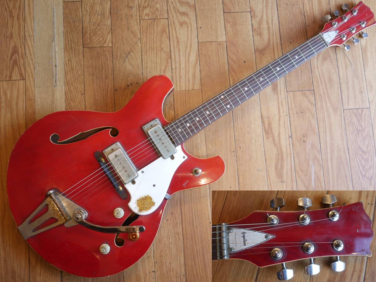 Yahoo!オークション - Guyatone セミアコタイプ エレキギター Yahoo!オークション - Guyatone セミアコタイプ エレキギター