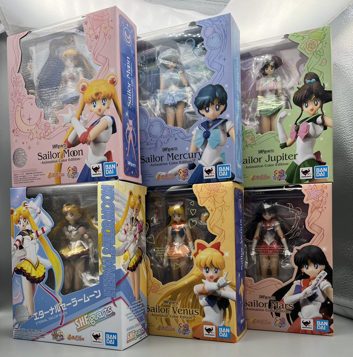 未開封 S.H.Figuarts セーラームーン Animation Color Edition 6種