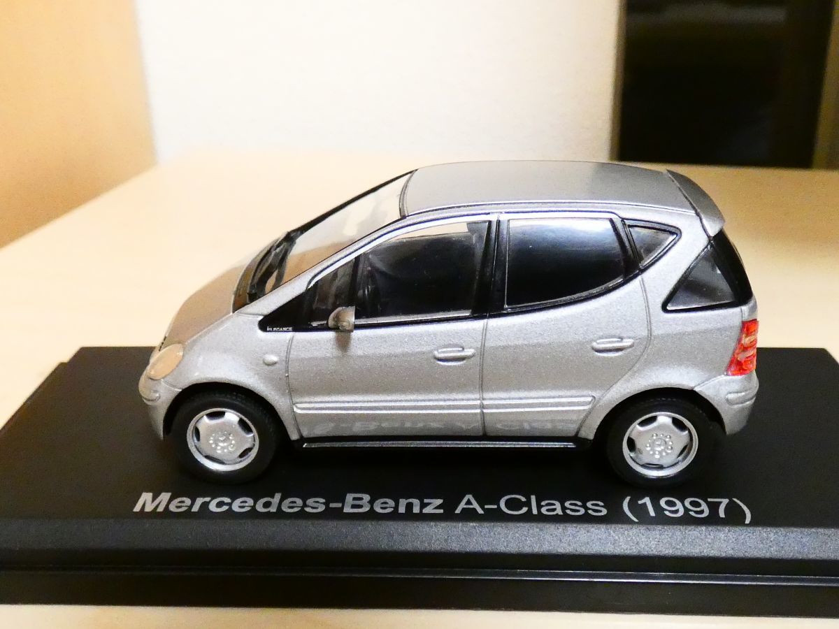 国産名車コレクション 1/43 メルセデス ベンツ Aクラス 1997 シルバー 旧車 Mercedes Benz ミニカー_画像6