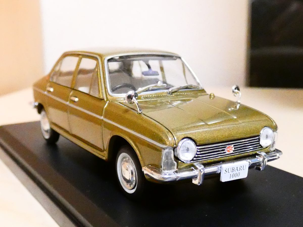 国産名車コレクション 1/43 スバル 1000 1966 旧車 クラシックカー ミニカー_画像1