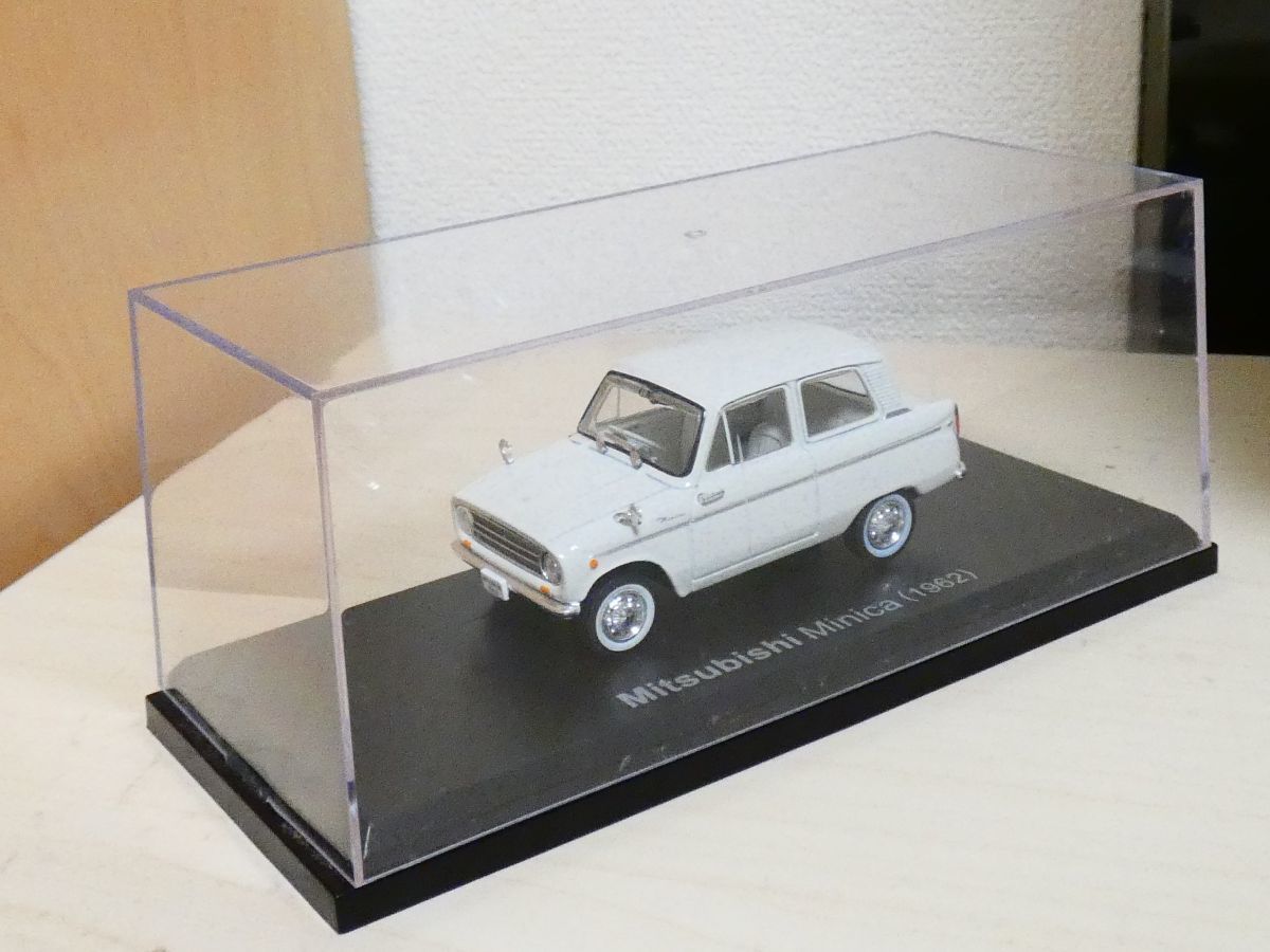 国産名車コレクション 1/43 三菱 ミニカ 1962 白 旧車 クラシックカー mitsubishi minica アシェット ミニカー_画像7