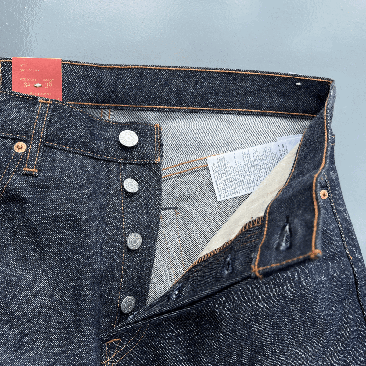 米国製 66後期 1978年モデル 最終ホワイトオーク LEVI'S 501 78501-0002 W32 L36 デッドストック アメリカUSA製 70s ジーンズ 785010002_画像8