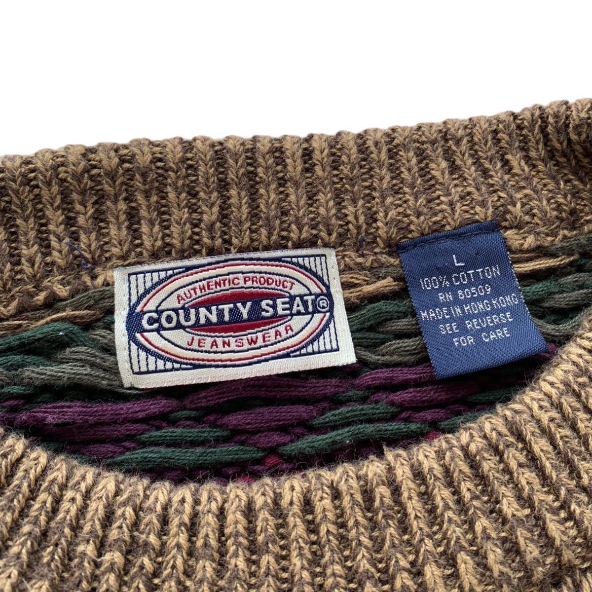 新年の贈り物 COUNTY 90's SEAT ヴィンテージ プルオーバー セーター