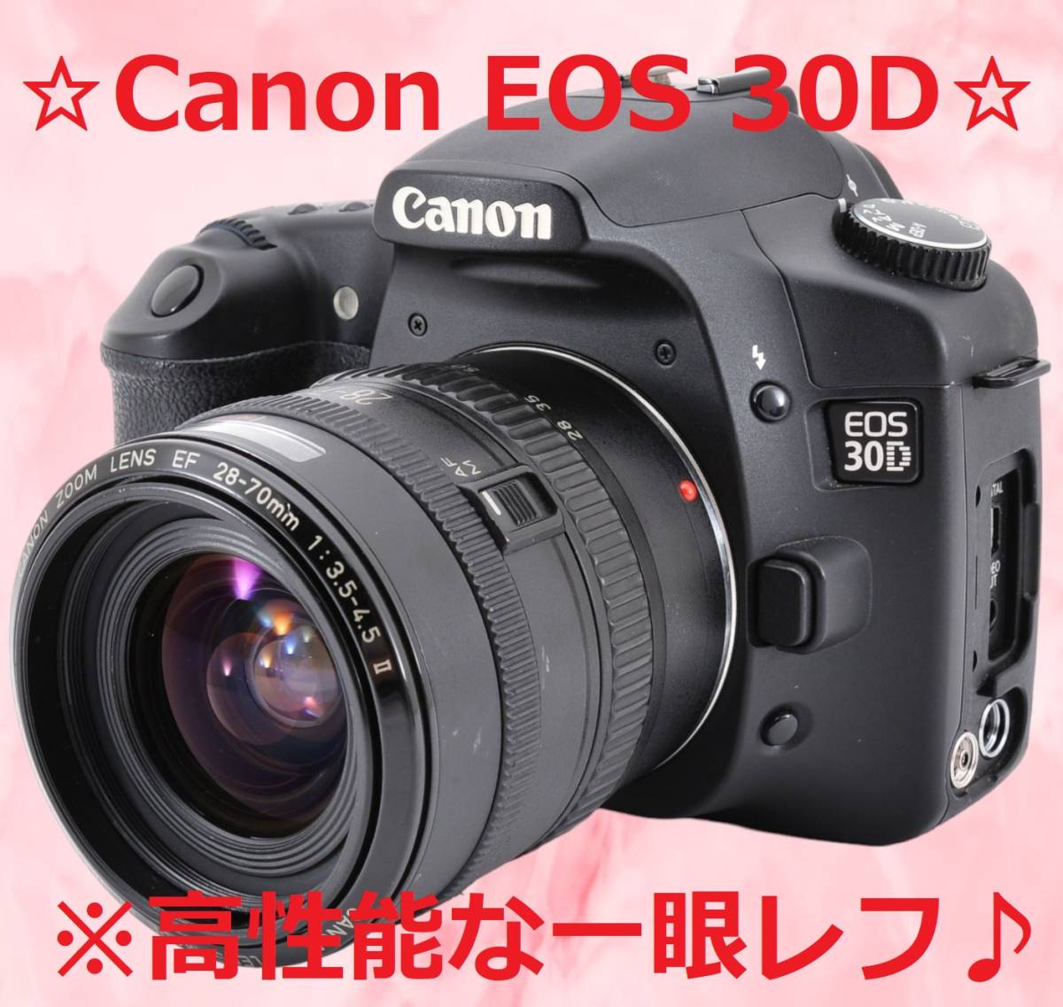 ☆プロ機能搭載＆初心者さん安心セット☆ Canon EOS 30D #6165