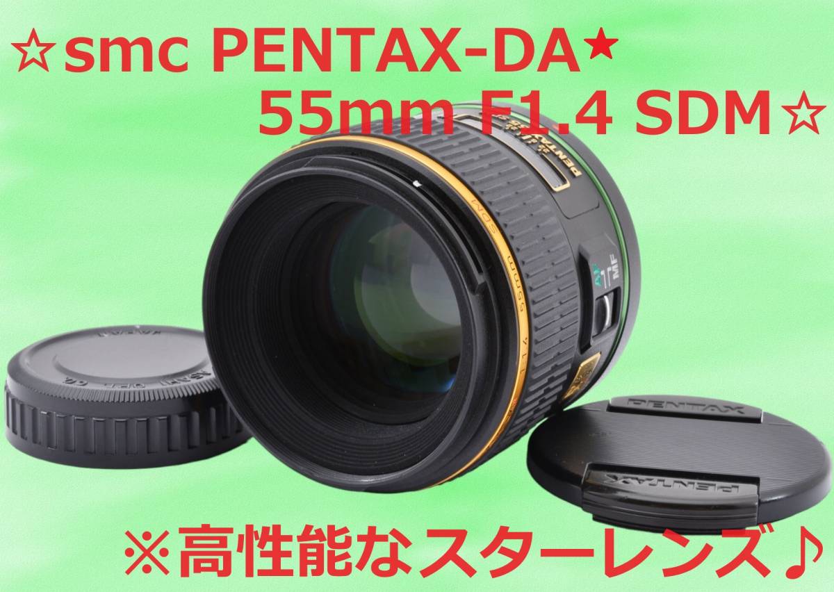 【NEW限定品】 単焦点レンズ PENTAX-DA☆ 55mm F1.4 SDM #6121 ペンタックス