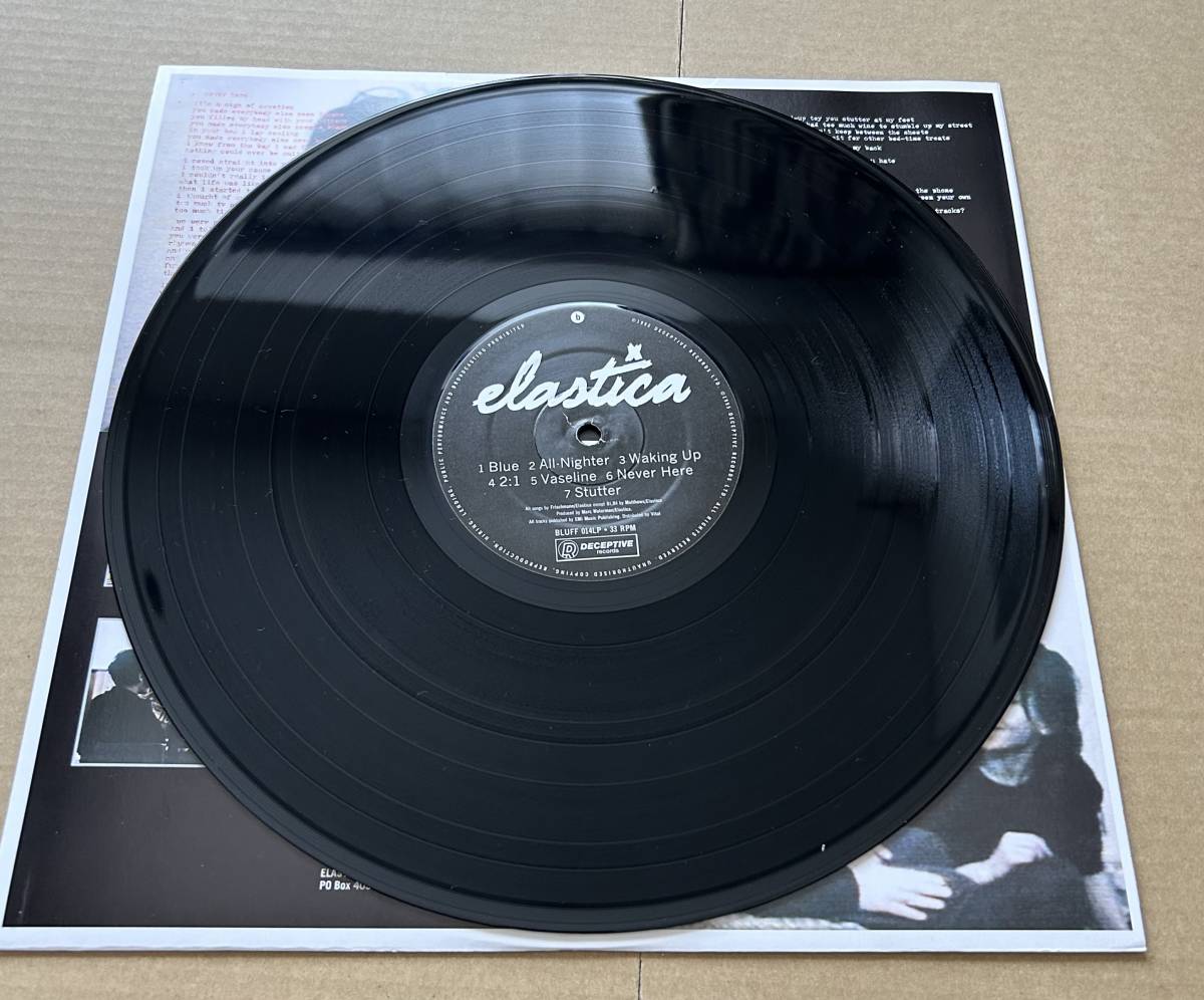 Elastica-Elastica (Deceptive-BLUFF014 LP ) UK シュリンク(Limited Edition, Misprint, Numbered Flexi-disc, 7” 45 RPM, Single Sided)_画像6