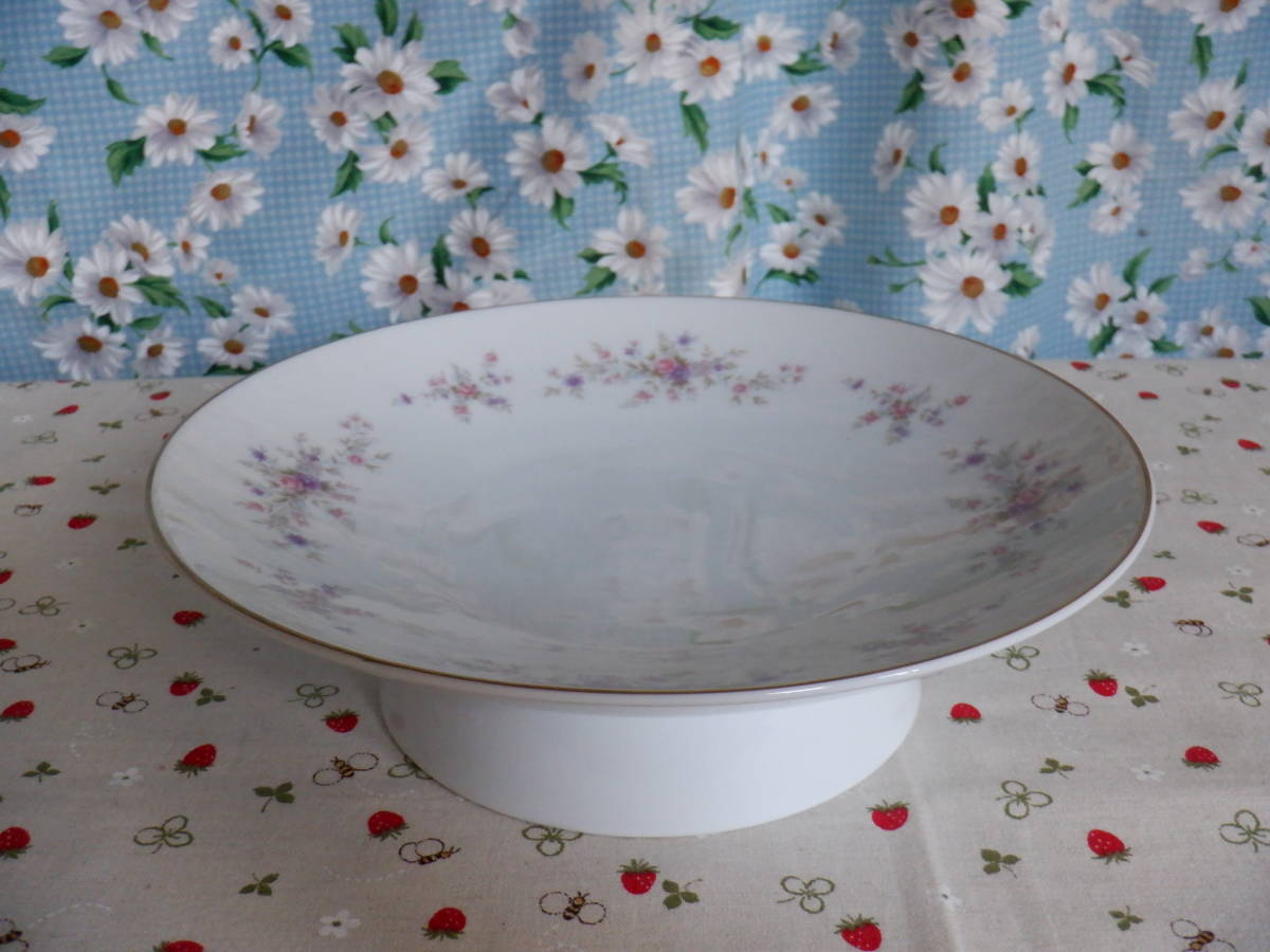 C９　昭和レトロ！ＮＯＲＩＴＡＫＥ『ノリタケ（日本陶器）～金彩 「かおり」菓子器　盛り皿』～箱付き　長期保管品　外箱にシミ・汚れあり