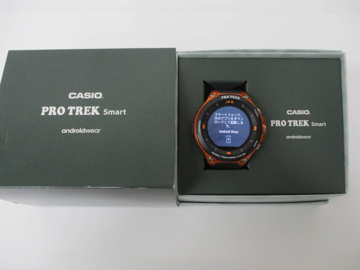 【10-18】CASIO カシオ PRO TREK Smart プロトレックスマート WSD-F20-RG 腕時計 スマートウォッチ オレンジ ブラック