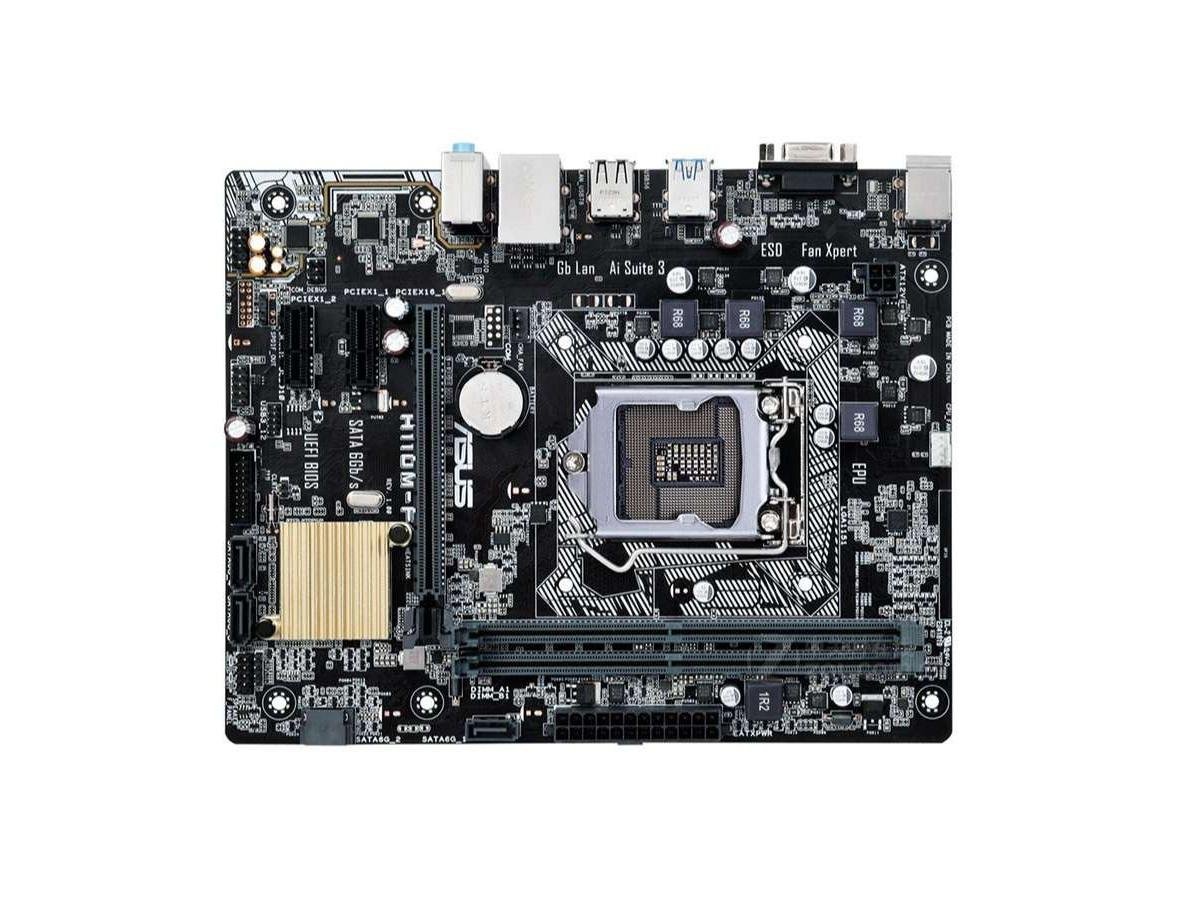 激安ブランド Intel マザーボード H110M-F ASUS H110 保証あり メモリ