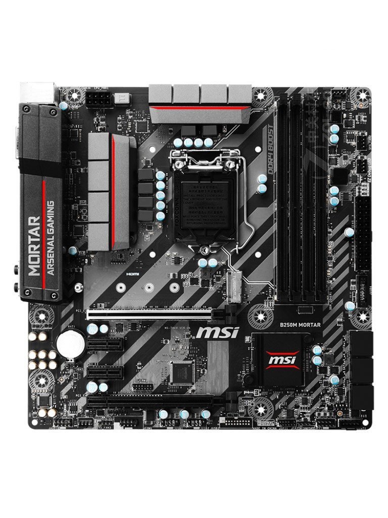 送料無料】 B250M MSI 美品 MORTAR 保証あり メモリ最大64G対応 ATX