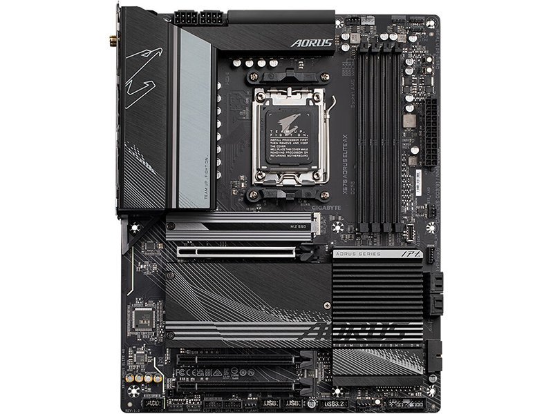 未使用 GIGABYTE X670 AORUS ELITE AX マザーボード AMD X670 Socket AM5 ATX メモリ最大128G対応 保証あり