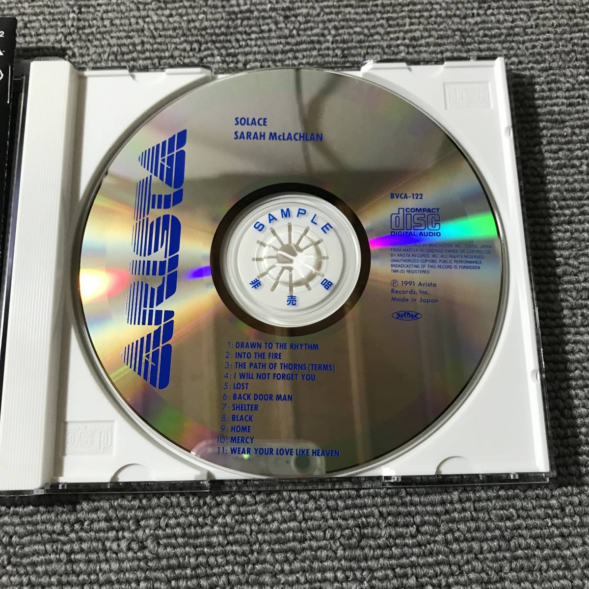 SARAH McLACHLAN サラ・マクラクラン / SOLACE ときめき■型番:BVCA-122■AZ-3319_画像3