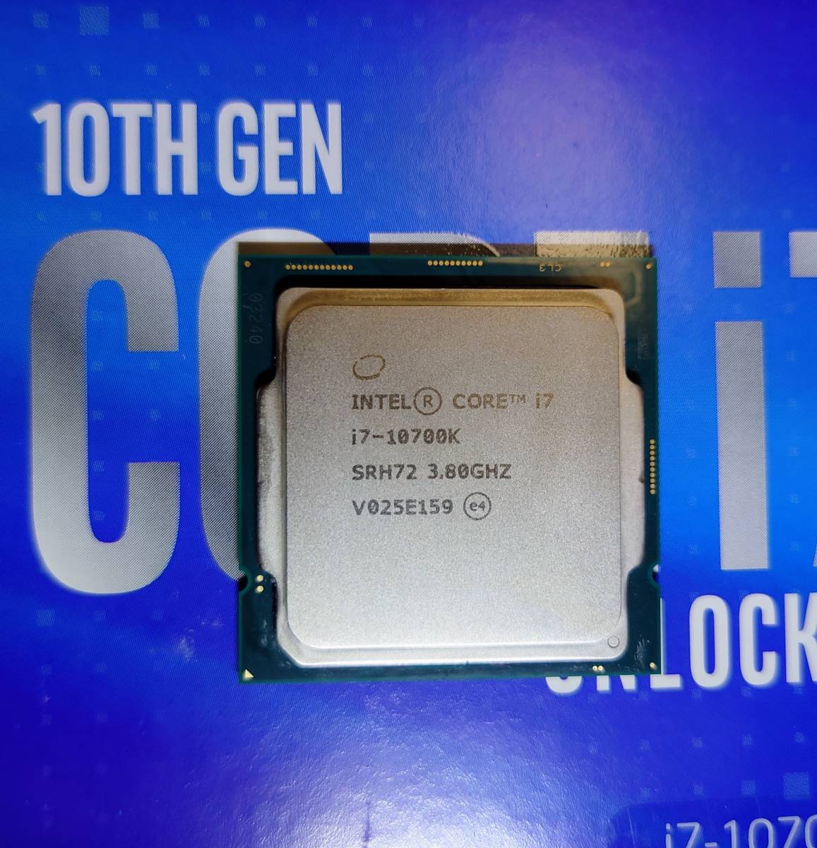 【動作確認済み】Intel Core i7 10700K LGA1200