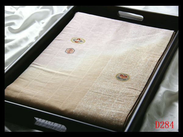 [D284] carefuly selected excellent article hand .... dyeing number . color .. wistaria color . goods . crab silk high class fine art Nagoya obi * inspection *. kimono Nagoya obi double-woven obi obi shime 