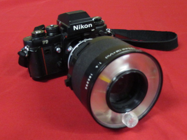 Nikon ニコン F3 HP 一眼レフカメラ フィルムカメラ ボディ / MF-14 / Medical-NIKKOR 120mm 1:4 カメラレンズ 付き 管理50909R-A5