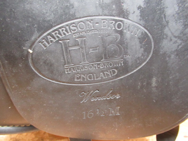 HARRISON BROWN ハリソンブラウン ウィンザー H-B 総合鞍 16.5インチ windsor / メーカー不明 鐙 管理5Y0912J-H02_画像4