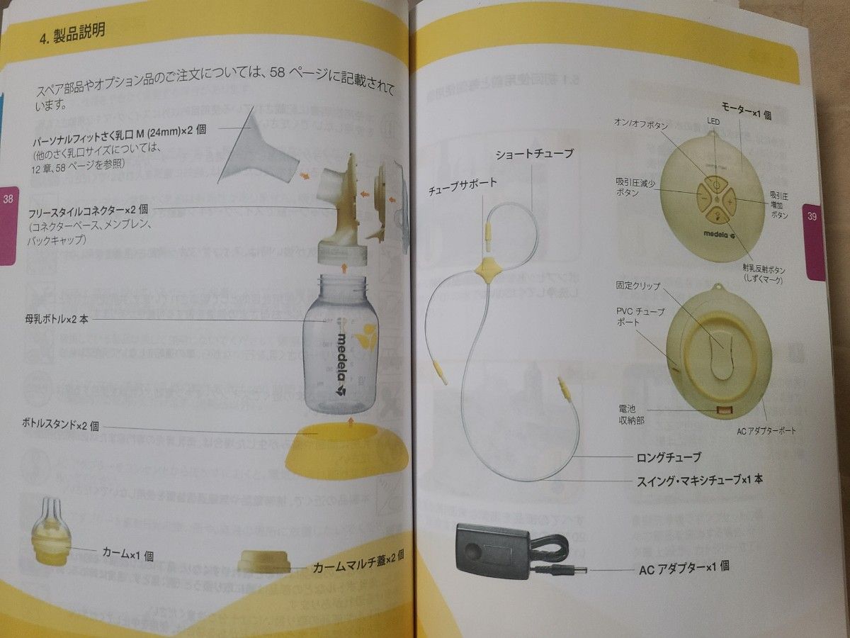 メデラ スイングマキシ　 medela　  電動搾乳機　搾乳器　両乳